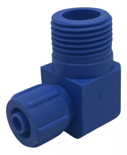Conector Cotovelo Plástico Tubo 12mm Rosca 1/2 Dois Toques