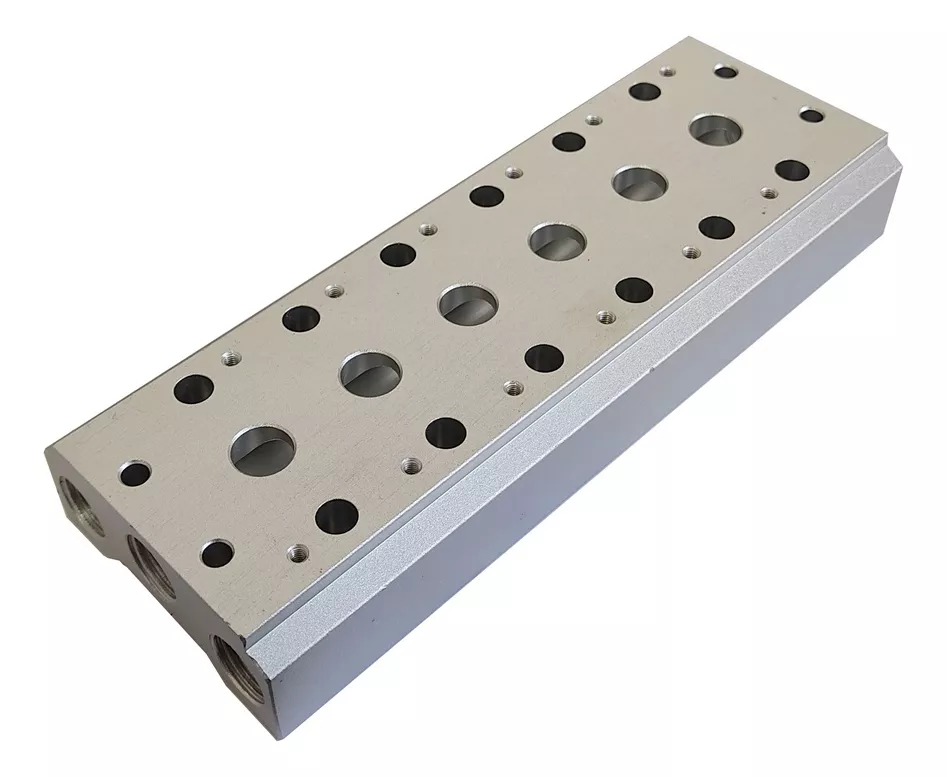 BLOCO MANIFOLD SERIE 200 P/ 10 VALVULAS