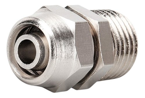 Conexão Reta Dois Toques Metálica Tubo 12mm x Rosca 3/8