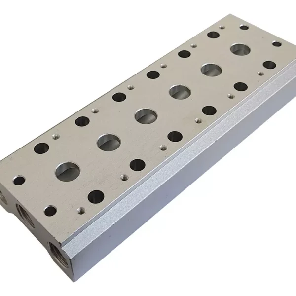 BLOCO MANIFOLD SERIE 200 P/ 5 VALVULAS 1/4