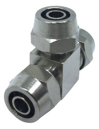 União tee 6mm roscado com porca suspensão a ar conexão