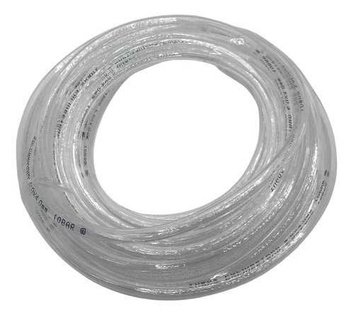 15 mts mangueira pneumática tubo pu cristal transparente 8mm
