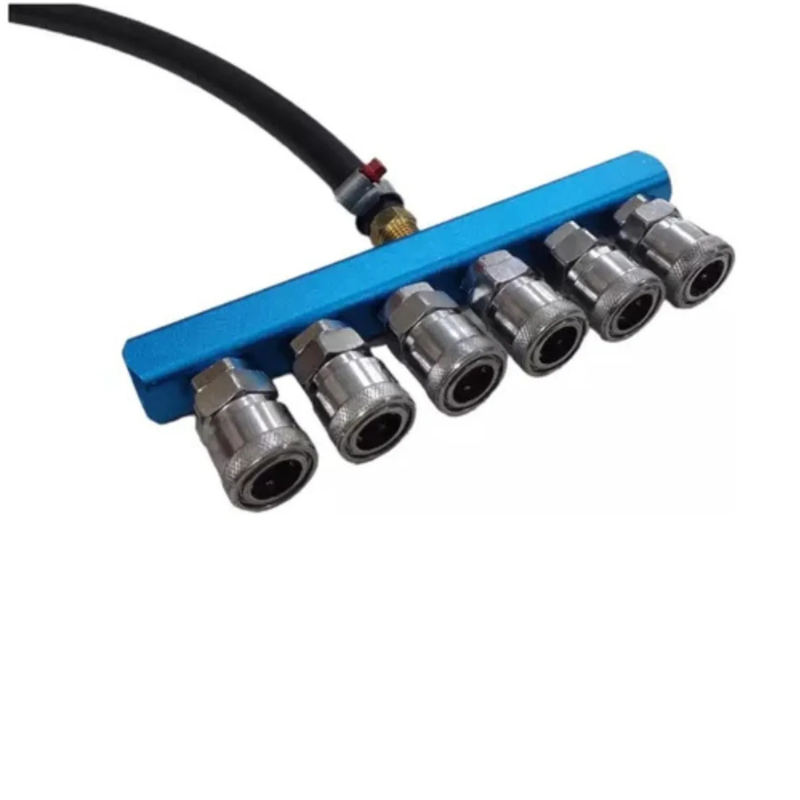Engate Rapido múltiplo Com Rosca Femea De 1/4 Para Pino De 1/4 - REGUA COM ENGATE 6F COM SM20 - Imagem 2