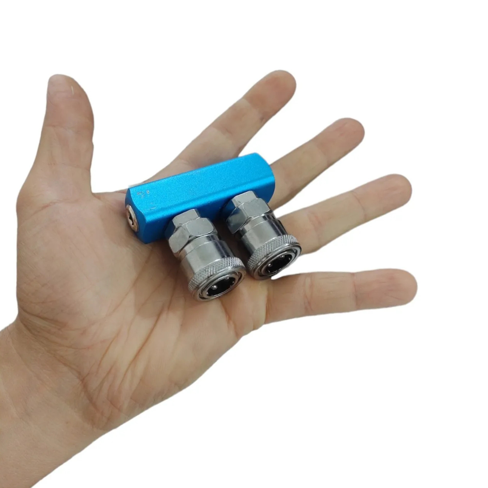 Engate Rapido duplo Com Rosca Femea De 1/4 Para Pino De 1/4 - REGUA COM ENGATE 2F COM SM20 - Imagem 7