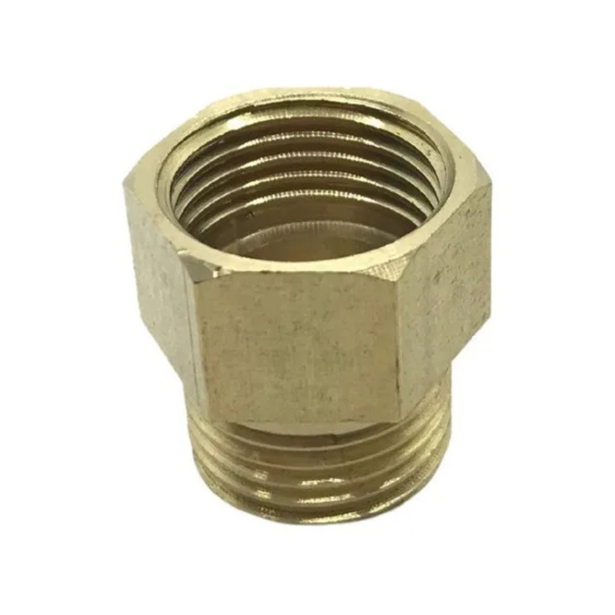 10pças Conexão Adaptador Latão Macho Fêmea Rosca 1/8x1/8 Bsp - Imagem 2