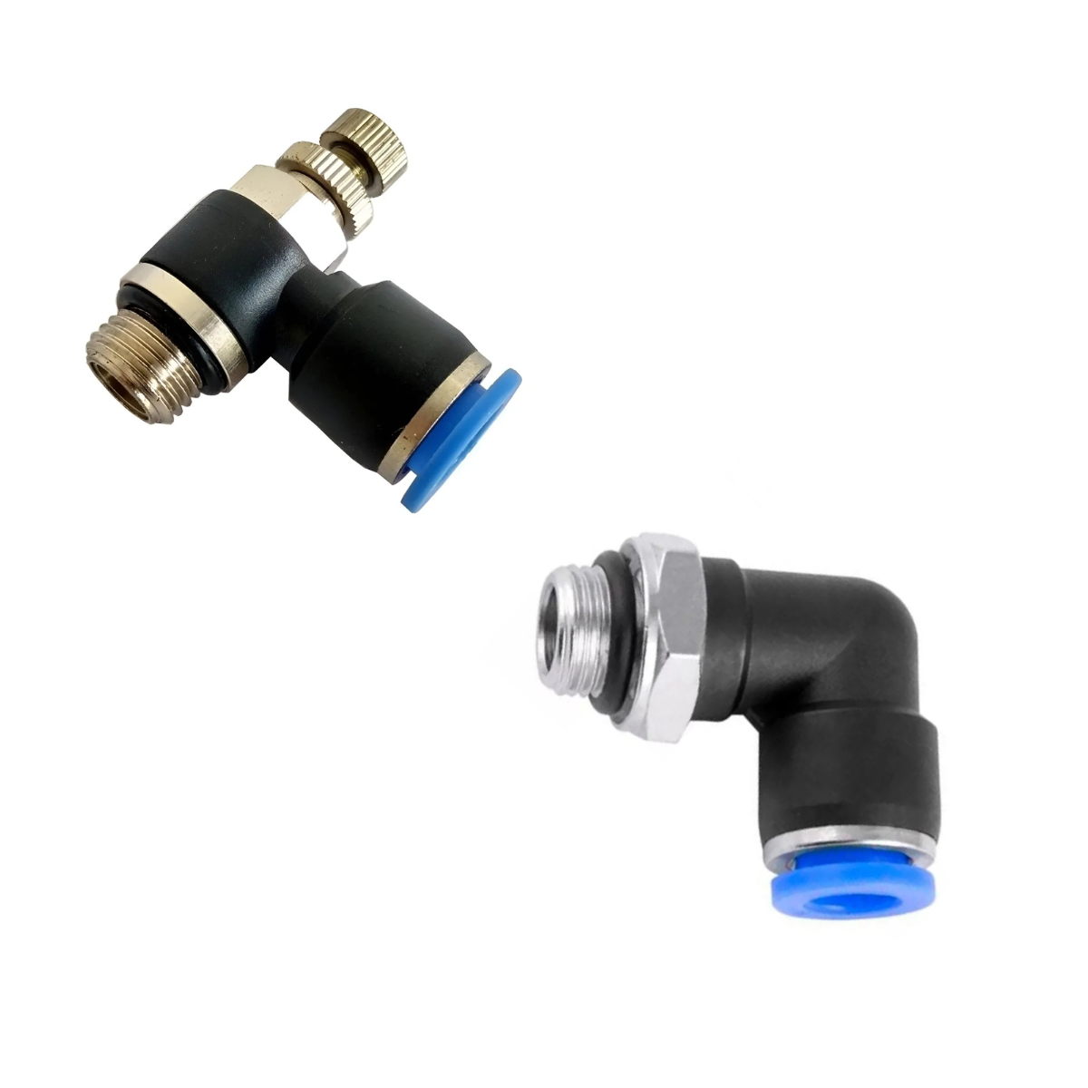 1 Válvula Reg. De Fluxo 1 Cotovelo 1/8 Bsp X 8mm Engate rap