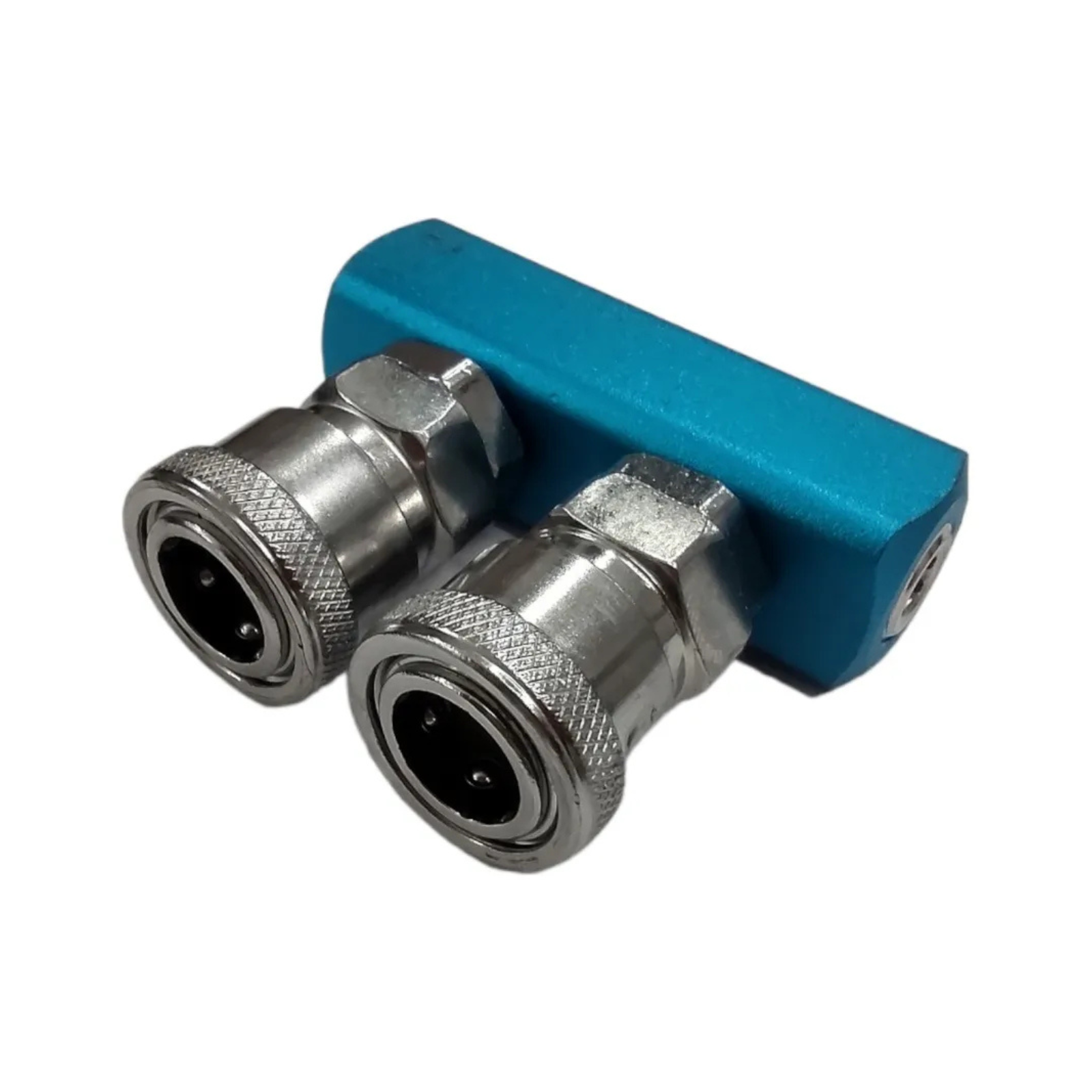 Engate Rapido duplo Com Rosca Femea De 1/4 Para Pino De 1/4 - REGUA COM ENGATE 2F COM SM20 - Imagem 4
