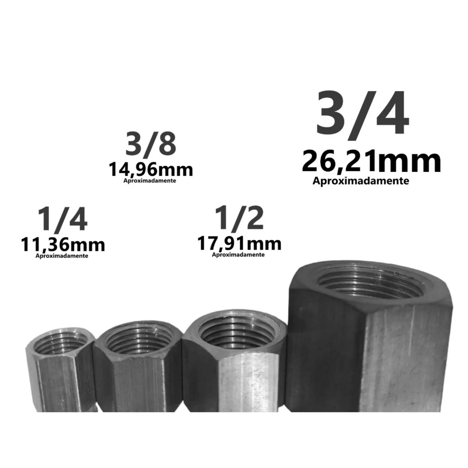 Engate Rapido múltiplo Com Rosca Femea De 1/4 Para Pino De 1/4 - REGUA COM ENGATE 7F COM SM20 - Imagem 5