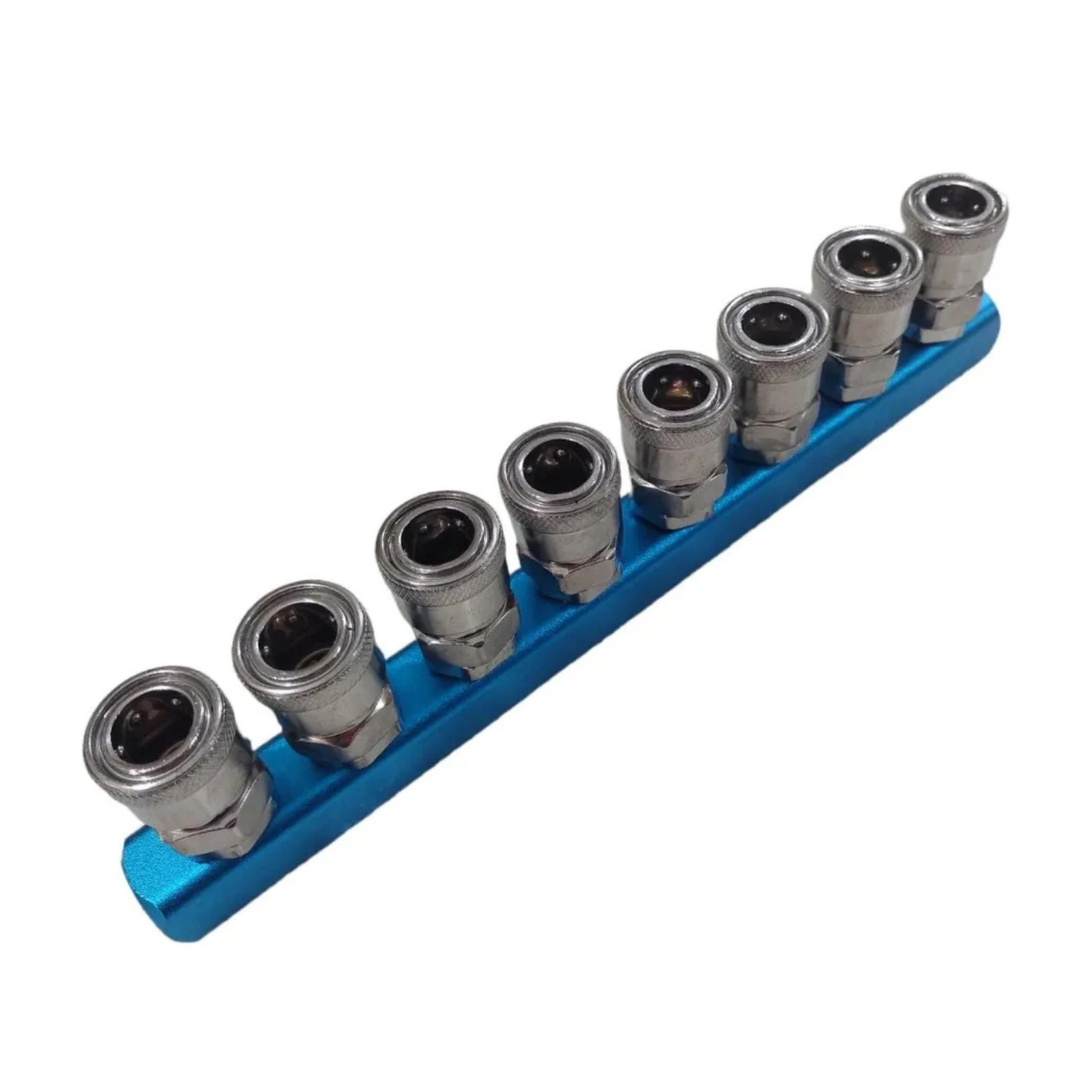 Engate Rapido múltiplo Com Rosca Femea De 1/4 Para Pino De 1/4 - REGUA COM ENGATE 8F COM SM20 - Imagem 4