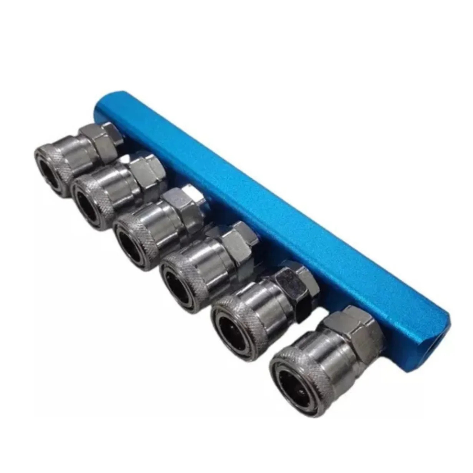 Engate Rapido múltiplo Com Rosca Femea De 1/4 Para Pino De 1/4 - REGUA COM ENGATE 6F COM SM20