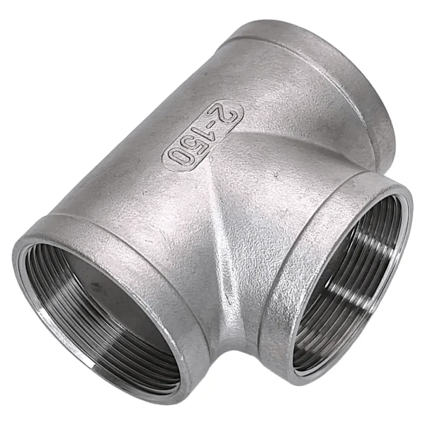 CONEXÃO EM T ROSCA FEMEA DE 2 INOX 304