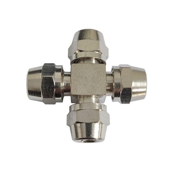 CRUZETA DE LATAO PARA TUBO 8MM DOIS TOQUES