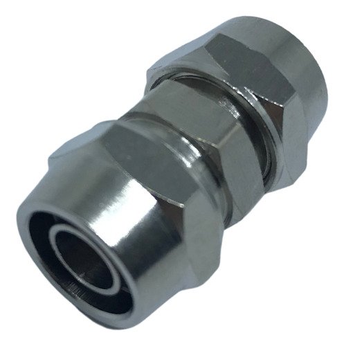 Uniao reta metalica 2 toques 12mm